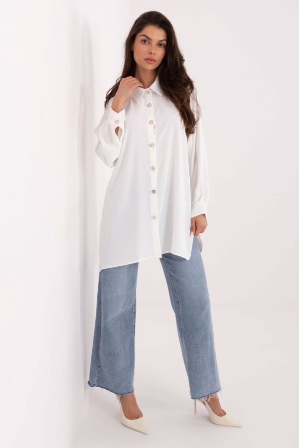 white Long sleeve shirt model 221693 Factory Price