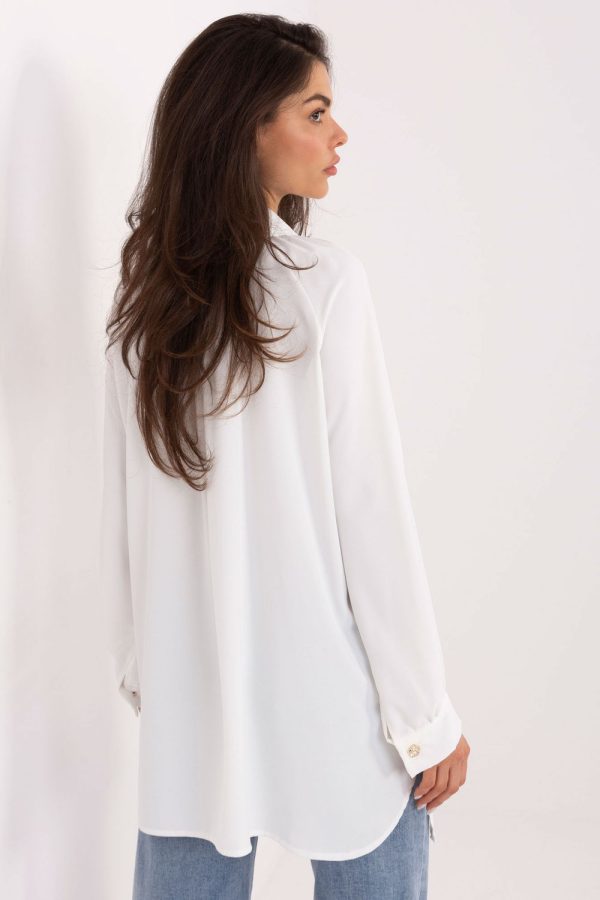white Long sleeve shirt model 221693 Factory Price