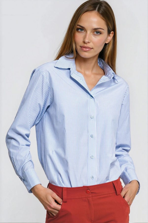 blue Long sleeve shirt model 221731 Nife