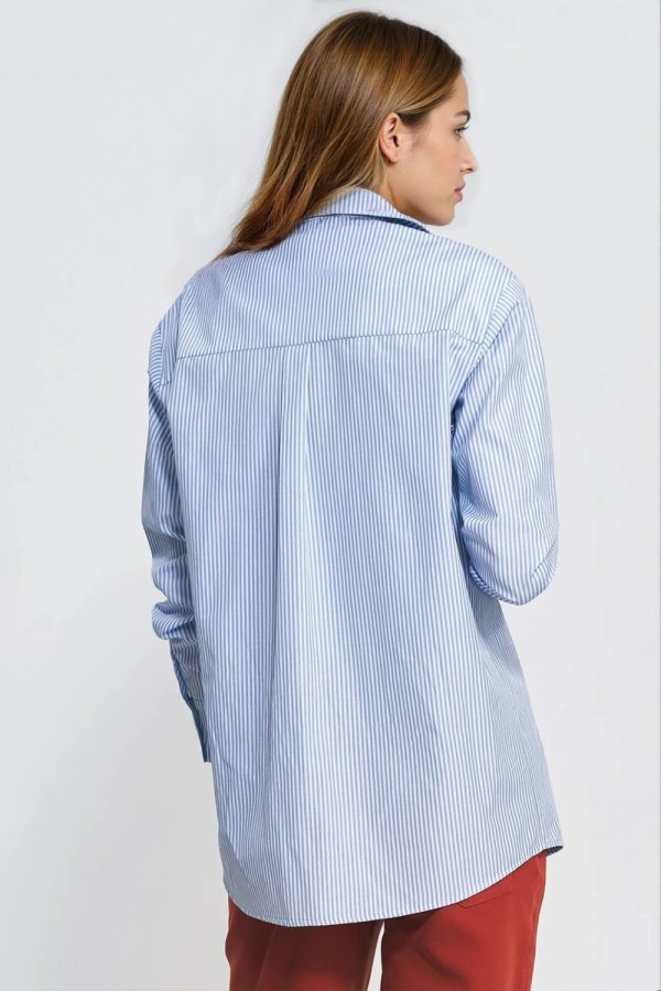 blue Long sleeve shirt model 221731 Nife