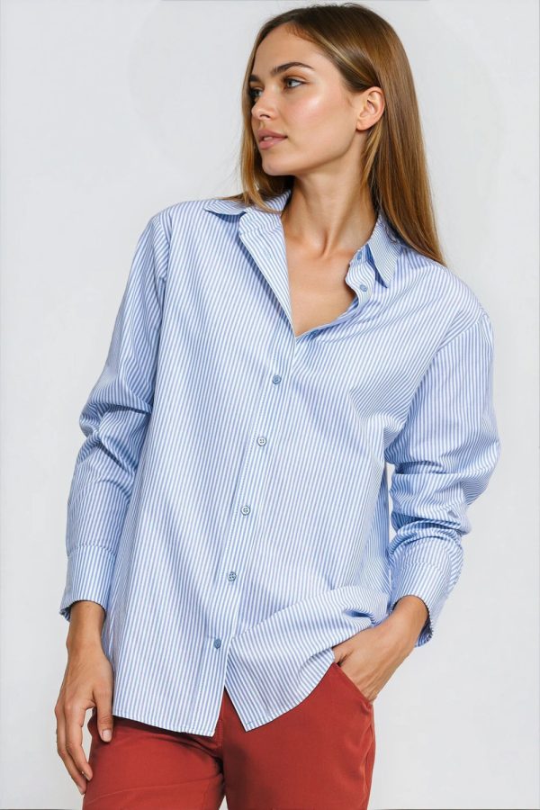 blue Long sleeve shirt model 221731 Nife