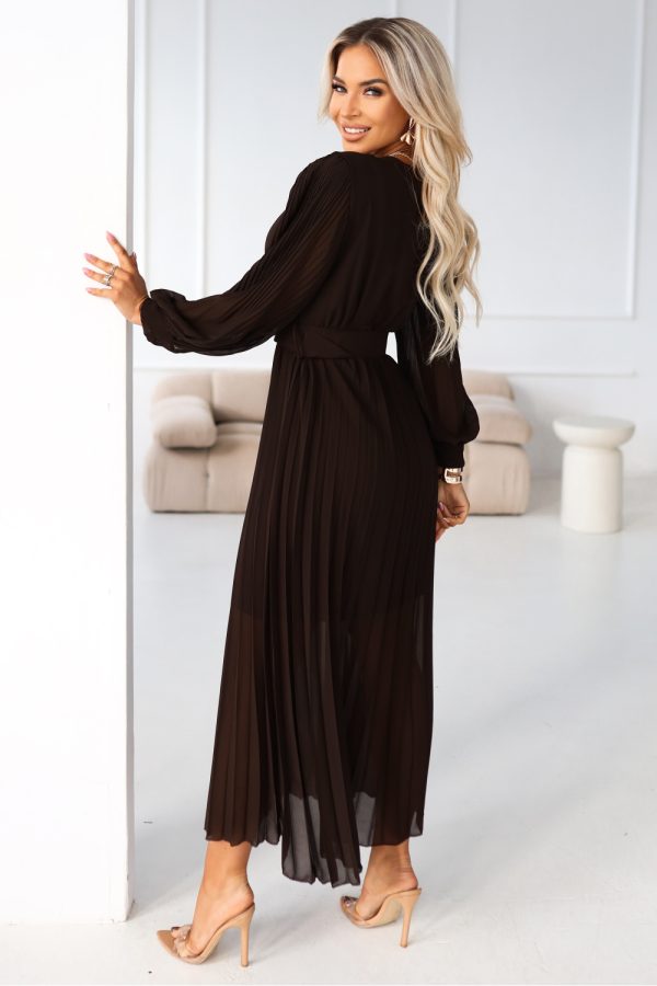 brown Cocktail dress model 221789 Numoco