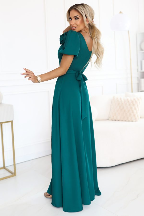 green Long dress model 221797 Numoco