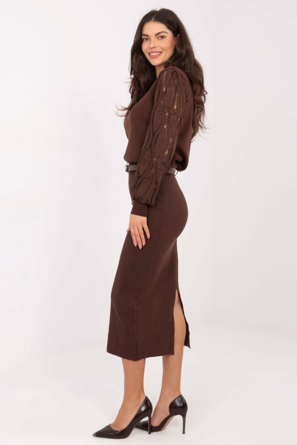 brown Skirt model 221842 Factory Price