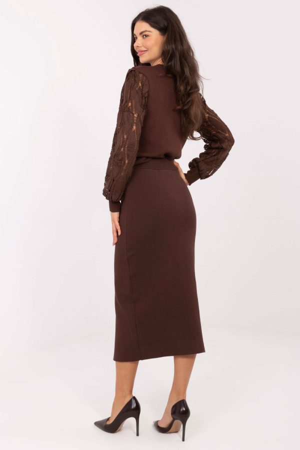 brown Skirt model 221848 Factory Price