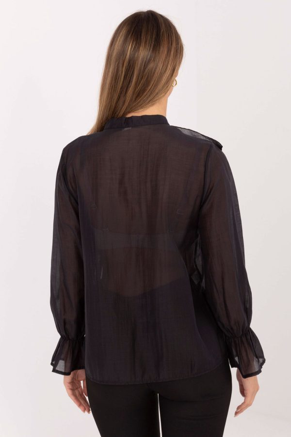 black Long sleeve shirt model 221870 Factory Price