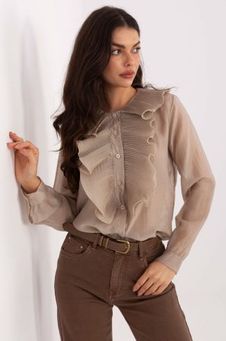 beige Long sleeve shirt model 221873 Factory Price