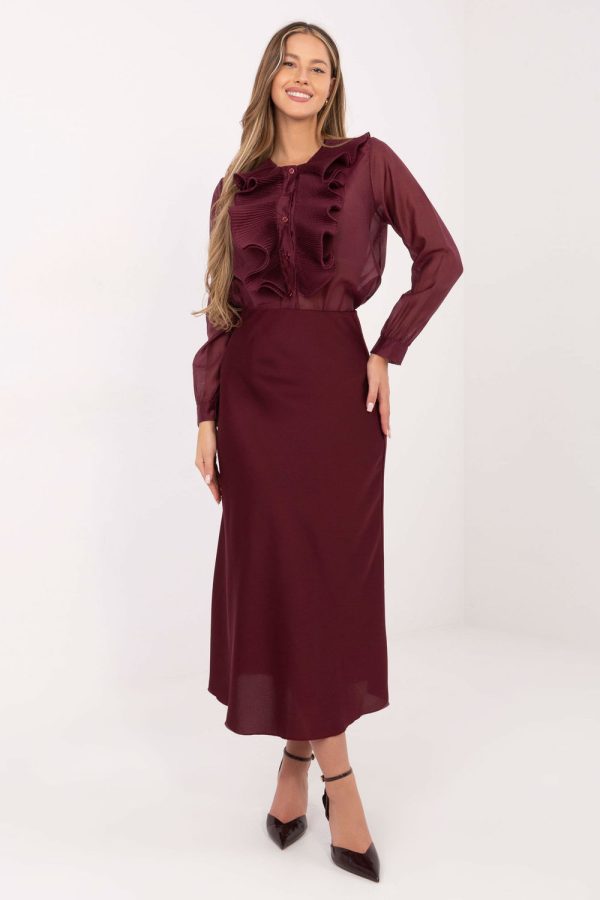 red Long sleeve shirt model 221875 Factory Price