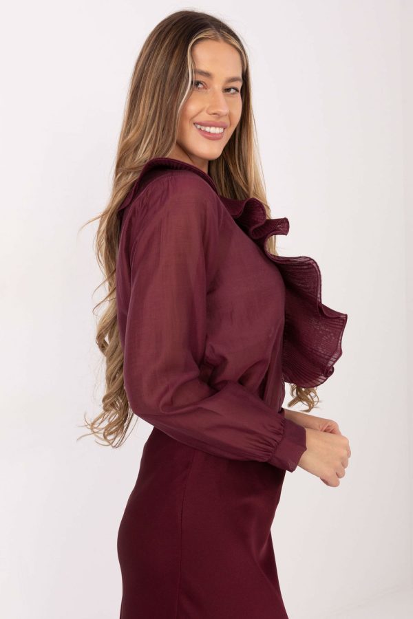 red Long sleeve shirt model 221875 Factory Price