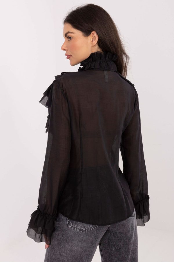 black Long sleeve shirt model 221877 Factory Price