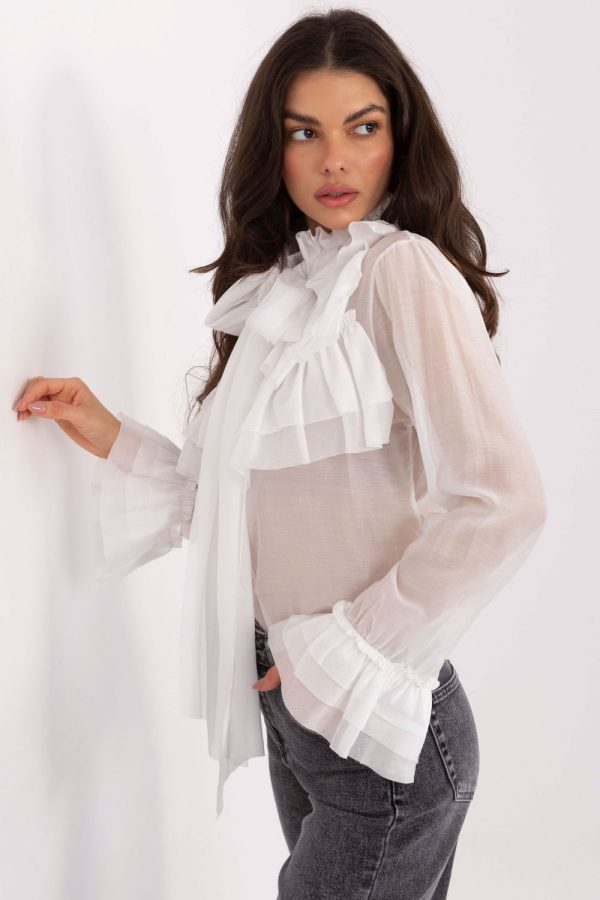 white Long sleeve shirt model 221878 Factory Price
