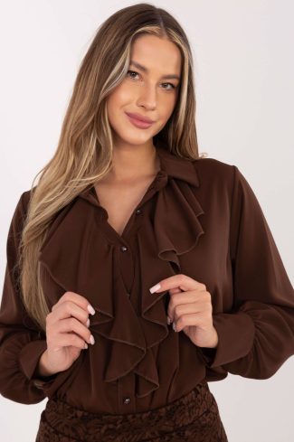 brown Long sleeve shirt model 221885 Factory Price