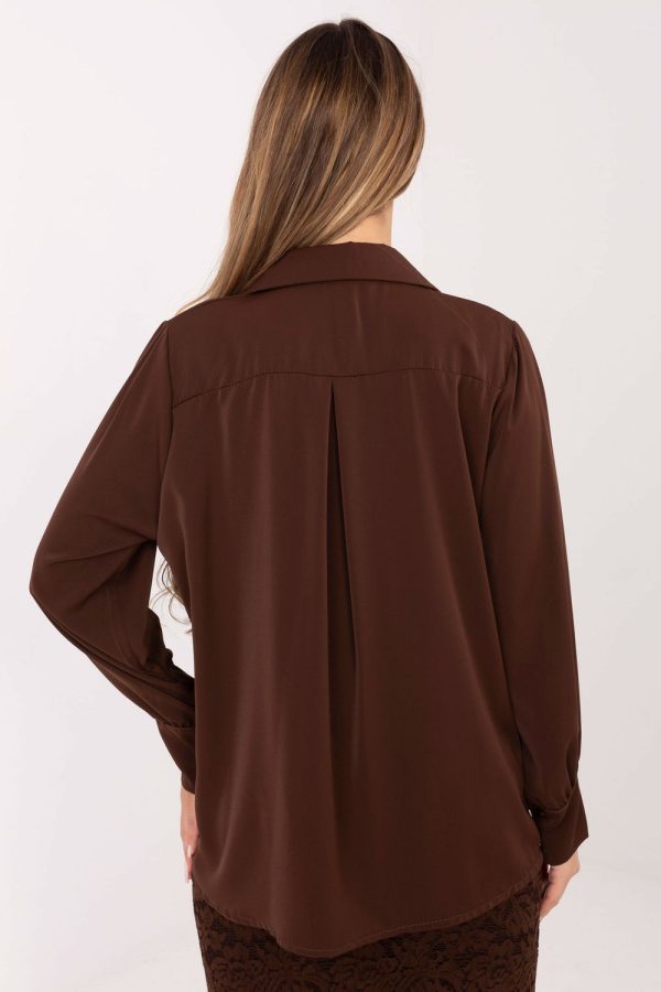 brown Long sleeve shirt model 221885 Factory Price