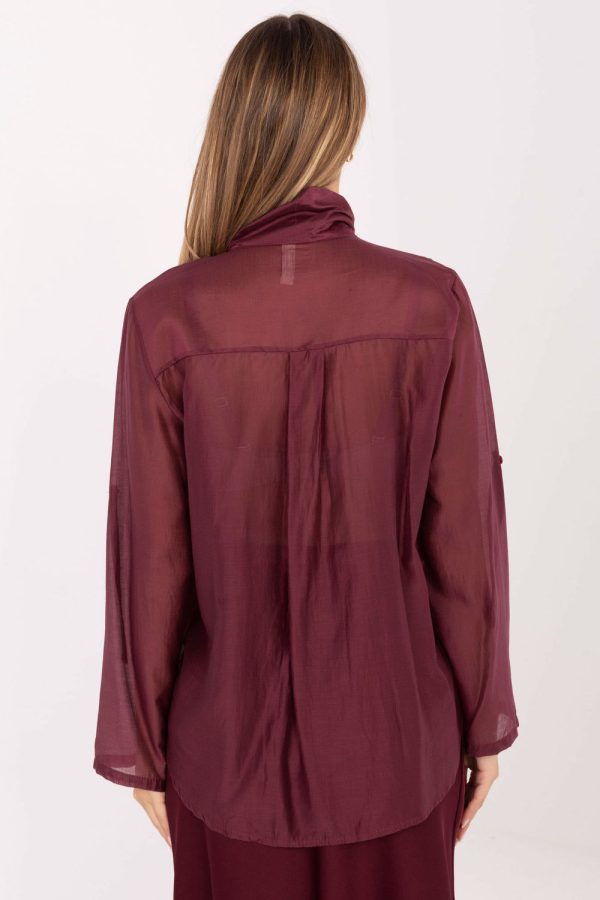 red Long sleeve shirt model 221888 Factory Price
