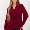 1105443 red Long sleeve shirt model 221893 Factory Price