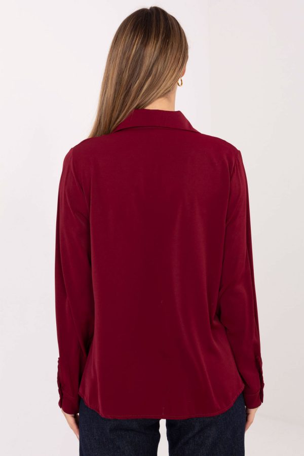 red Long sleeve shirt model 221893 Factory Price