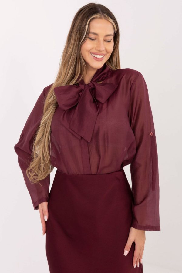 red Long sleeve shirt model 221888 Factory Price