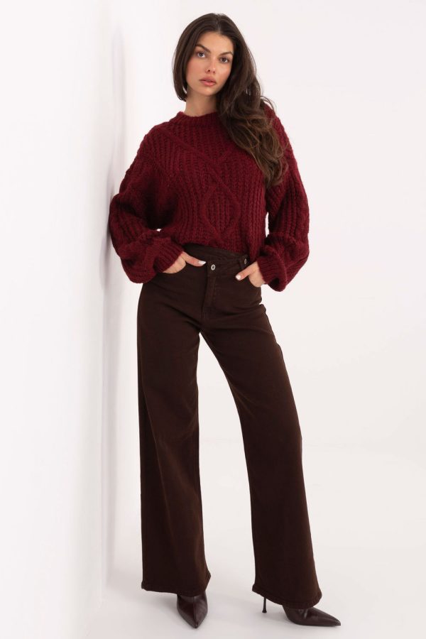 brown Jeans model 221963 Factory Price