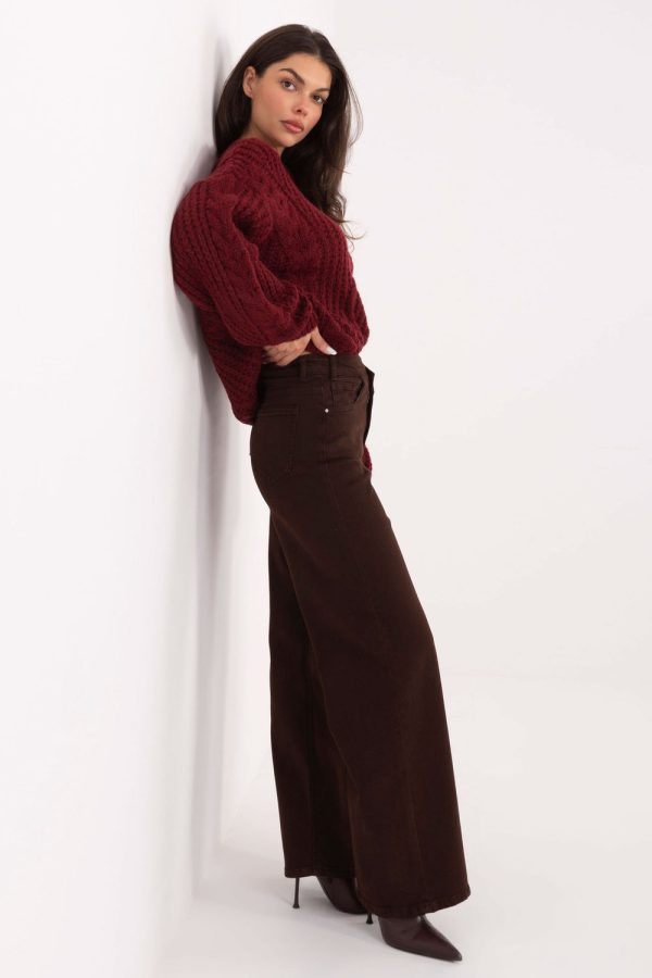 brown Jeans model 221963 Factory Price