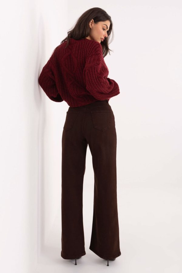 brown Jeans model 221963 Factory Price