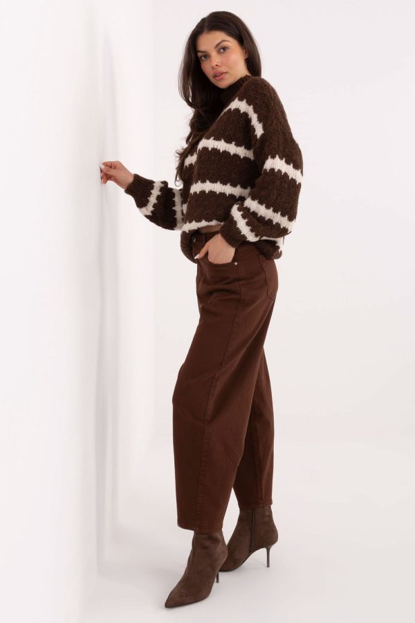 brown Jeans model 221965 Factory Price