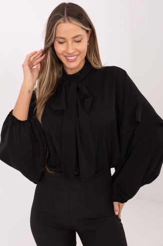 black Long sleeve shirt model 222077 Factory Price