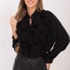 1106155 black Long sleeve shirt model 222122 Factory Price