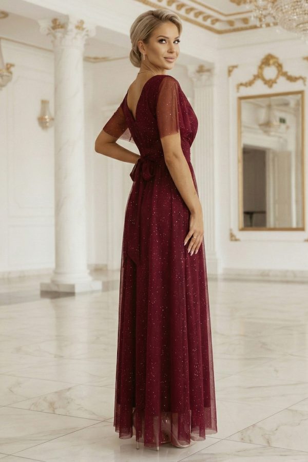 red Long dress model 222139 Numoco