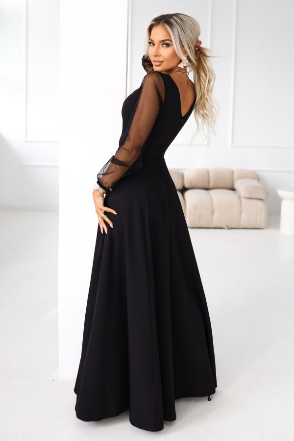 black Long dress model 222147 Numoco