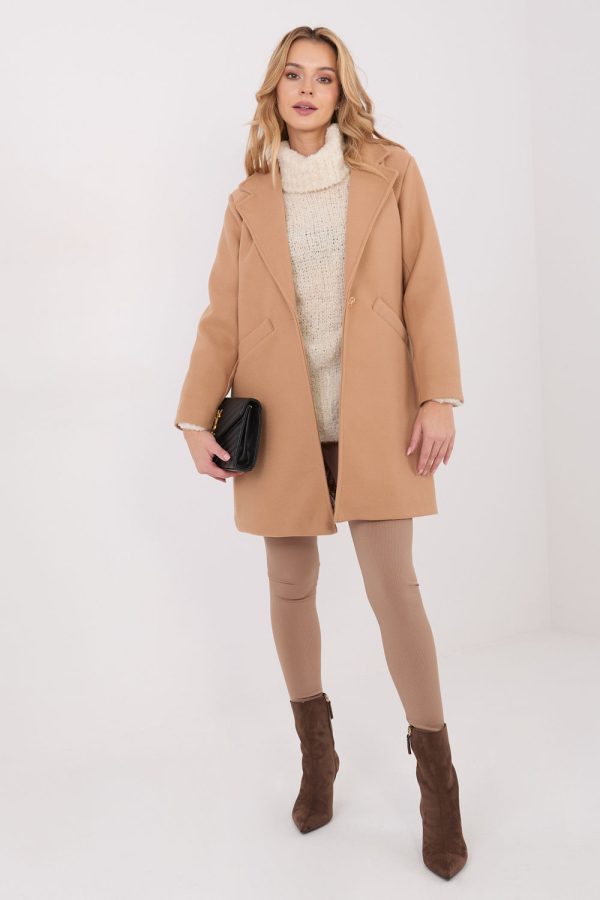 brown Coat model 222164 Italy Moda