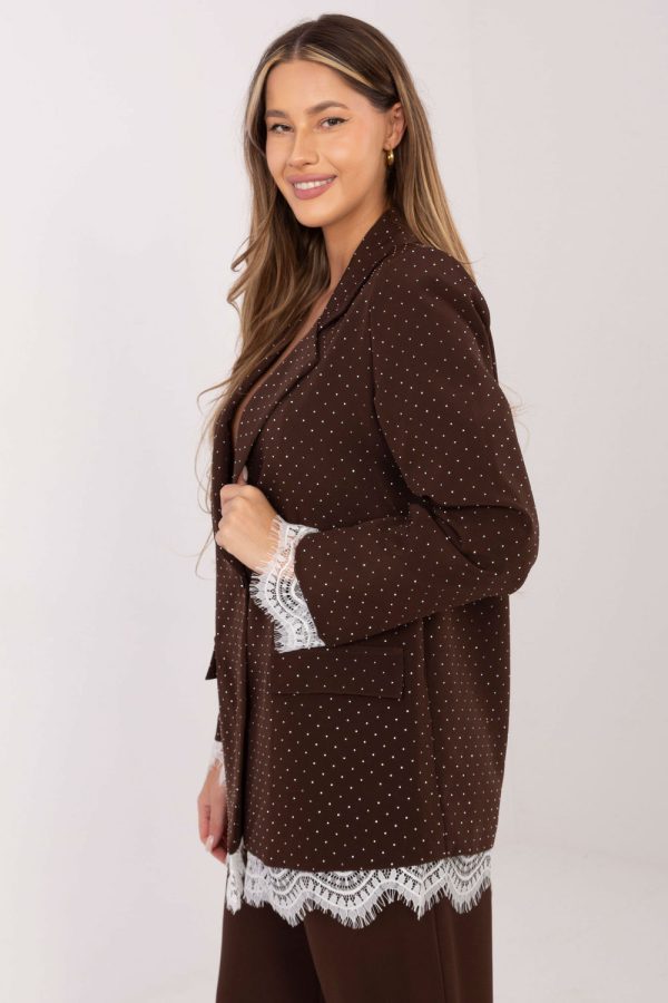 brown Jacket model 222183 Italy Moda