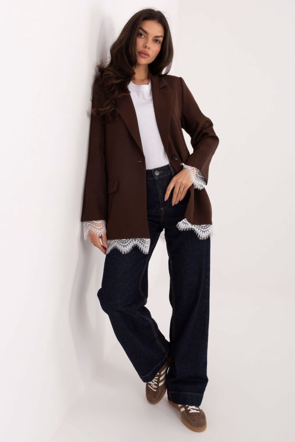 brown Jacket model 222186 Italy Moda