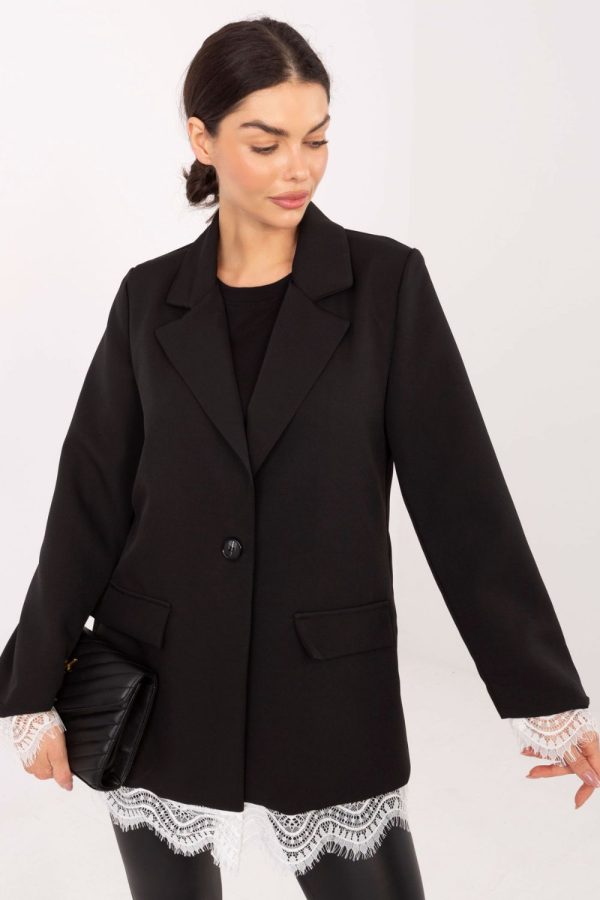 black Jacket model 222185 Italy Moda