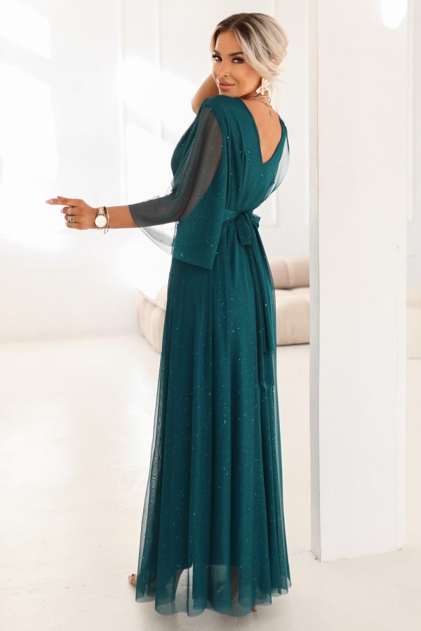 green Long dress model 222458 Numoco