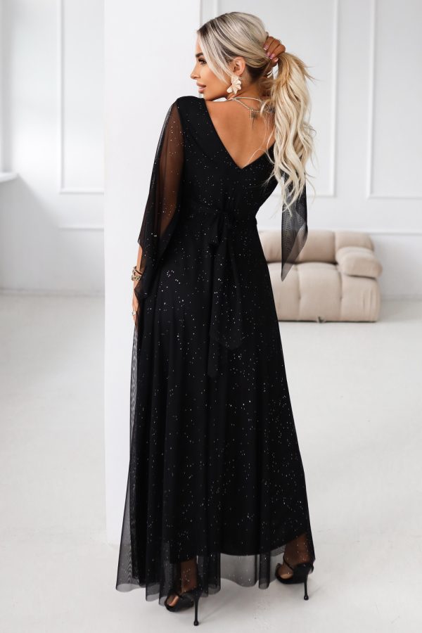 black Long dress model 222465 Numoco