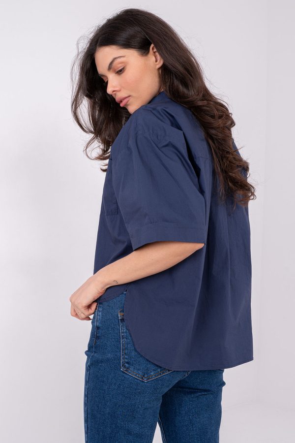 navy blue Short sleeve shirt model 222547 Sublevel