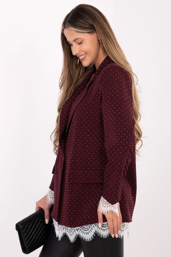 red Jacket model 222587 Italy Moda