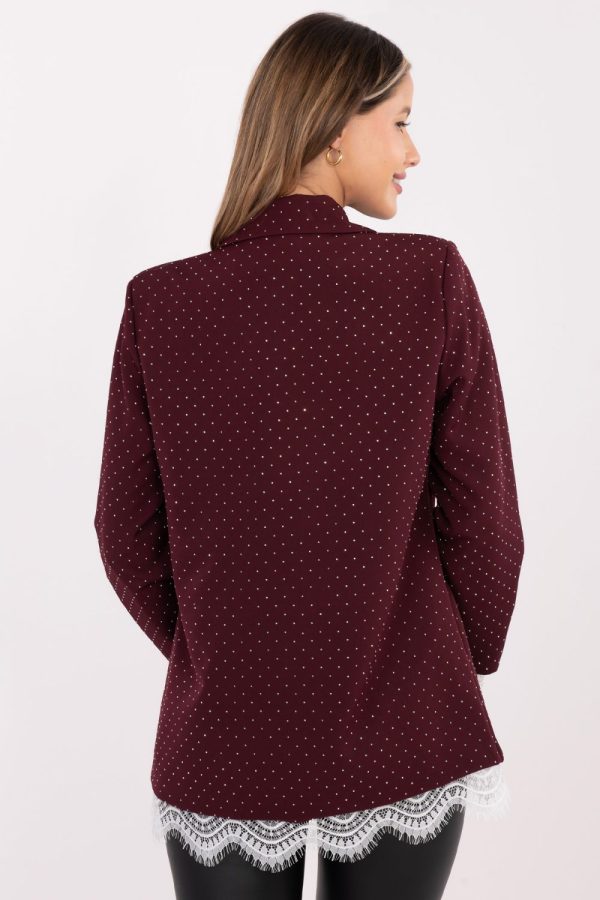 red Jacket model 222587 Italy Moda