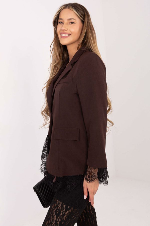 brown Jacket model 222785 Italy Moda