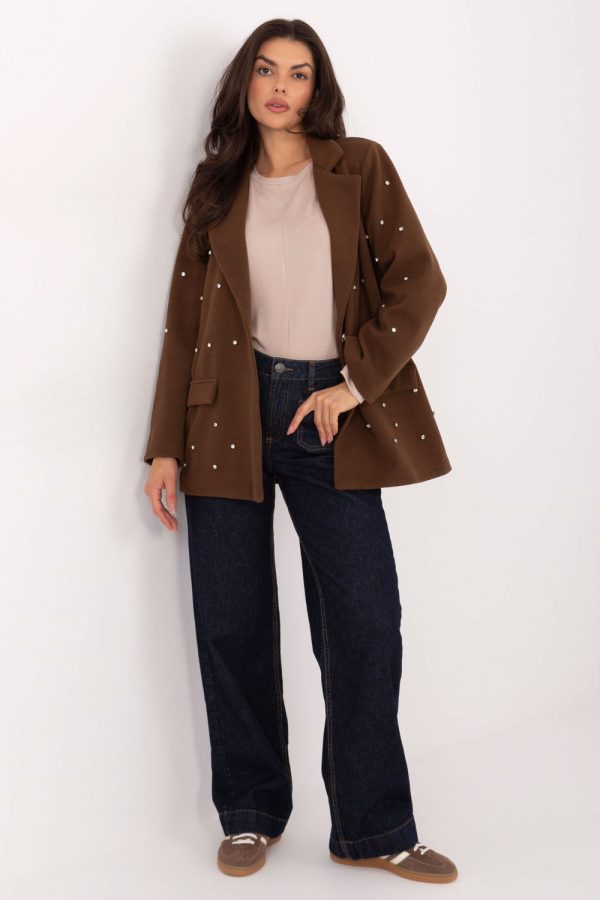 brown Jacket model 222789 Italy Moda