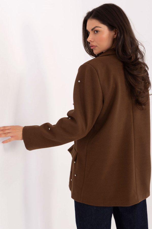 brown Jacket model 222789 Italy Moda