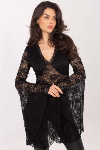 black Lace blouse model 222812 Factory Price