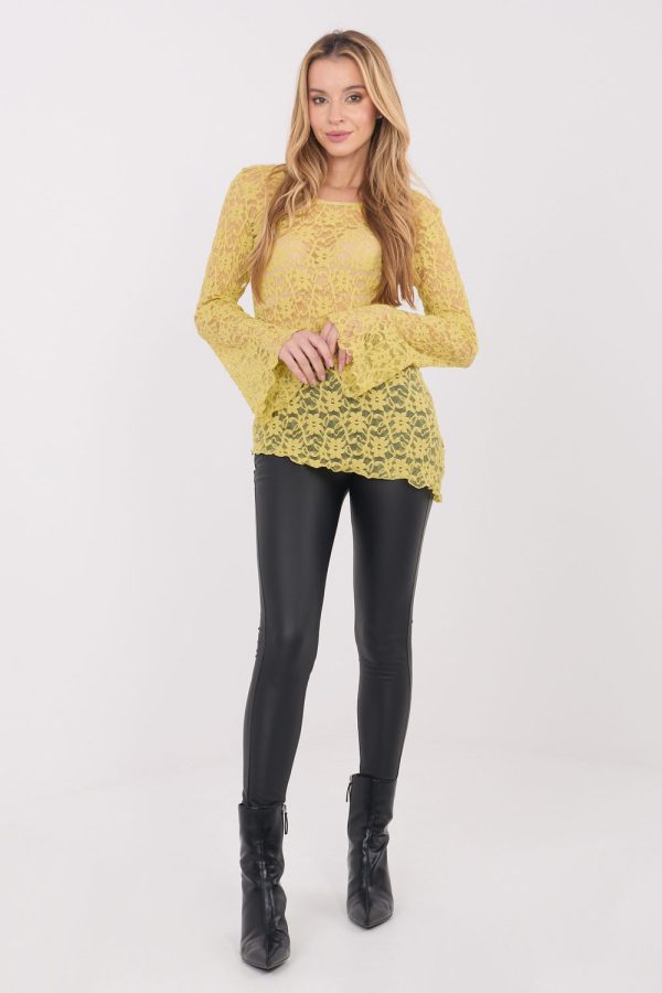 green Lace blouse model 222815 Factory Price