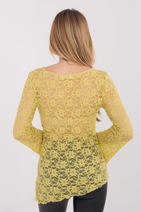 green Lace blouse model 222815 Factory Price