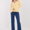 yellow Cardigan model 222820 Factory Price
