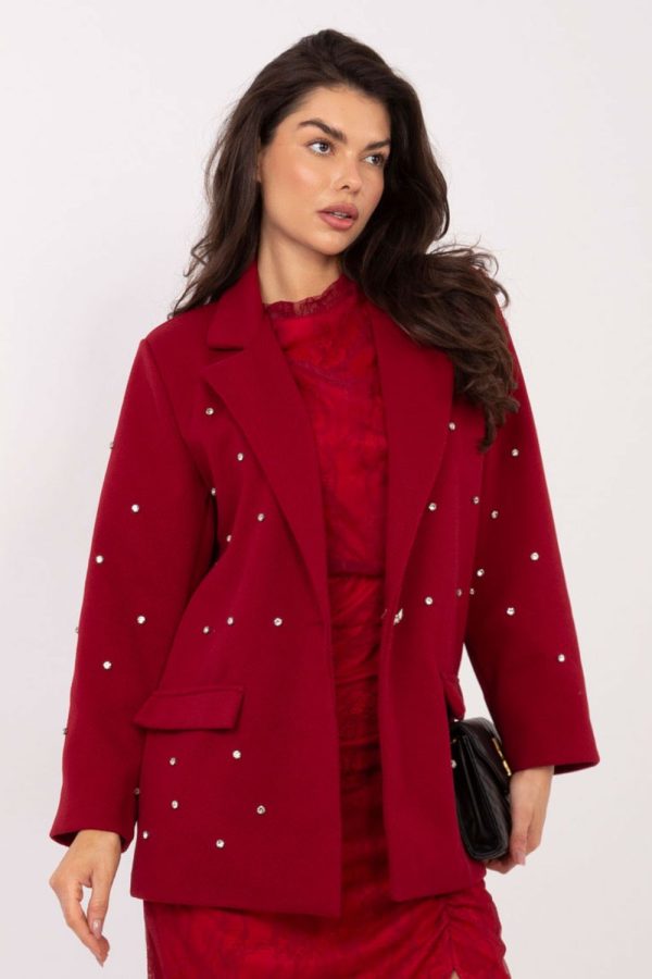 red Jacket model 222793 Italy Moda