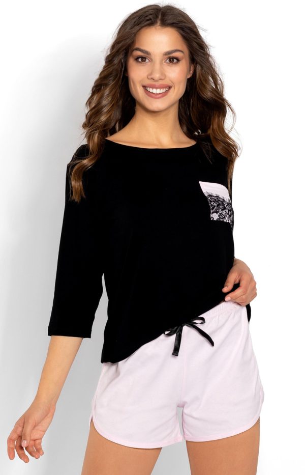 black Pyjama model 170340 Momenti Per Me
