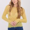 1109552 green Lace blouse model 223077 Factory Price