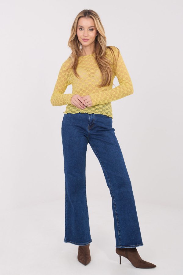 green Lace blouse model 223077 Factory Price