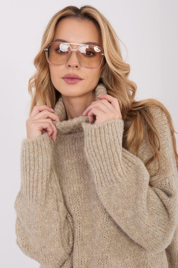 beige Turtleneck model 223093 Factory Price